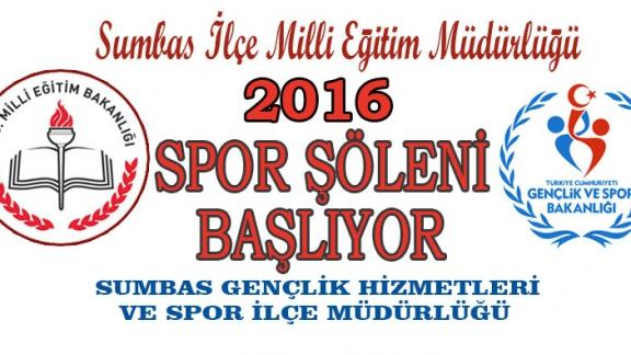 2016 SPOR ŞÖLENİ FİKSTÜR